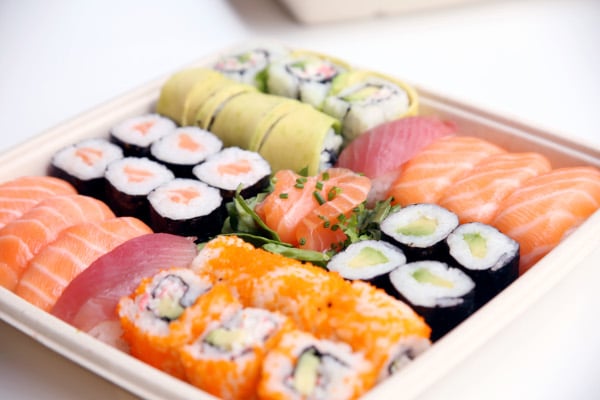 sushi in a box